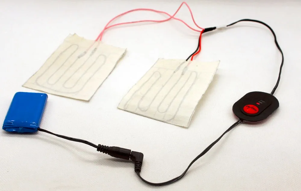 Savior Rechargeable Battery Heated Carbon Fiber Heating System Pad For