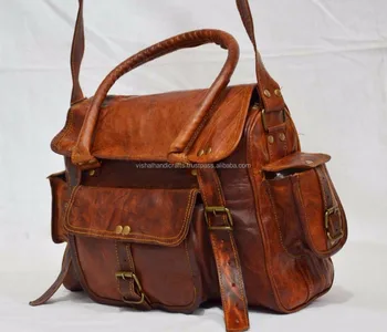 vintage leather luggage for sale