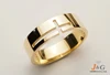 9K, 10K, 14K, 18K Yellow gold design jewelry ring in South Korea