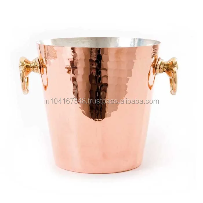 rose gold wine bucket