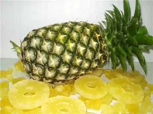 thai pineapples dried fruit