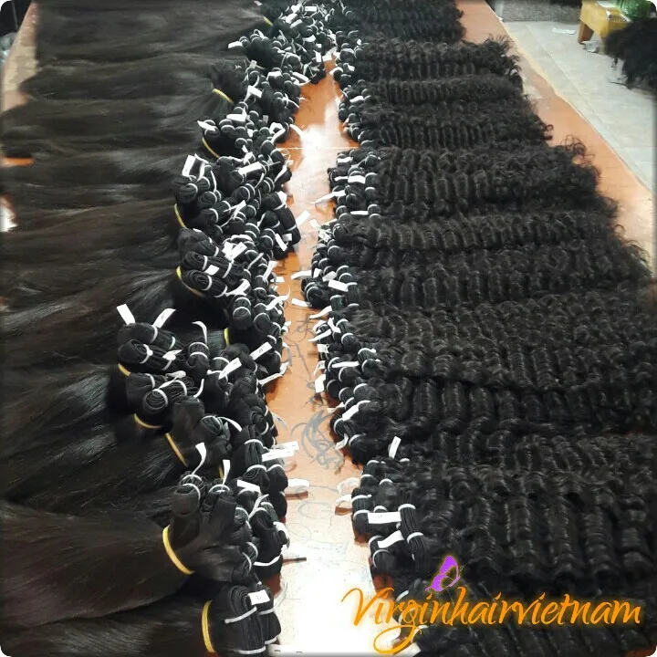 Wholesale Price Virgin Vietnam Hair Loose Curly And Straight Hair