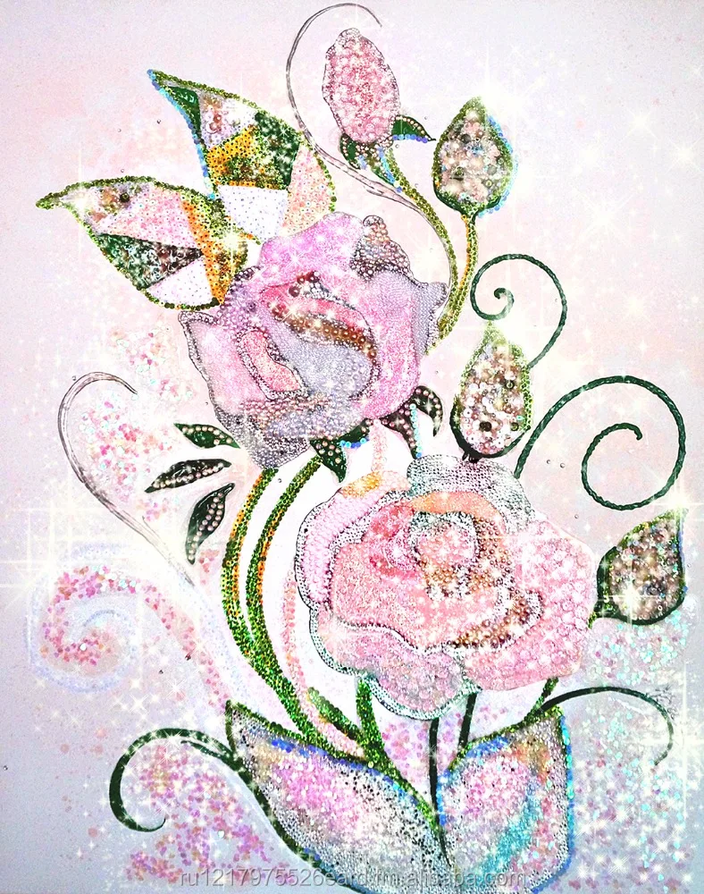 Gambar Bunga  Mawar  Abstrak Pickini