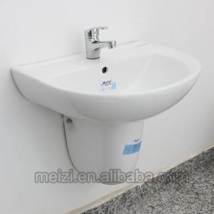 Chaozhou factory wall hung bathroom wash basin
