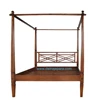 Wooden Furniture - Teak Indoor Furniture Canopy Bed
