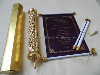 royal theme scroll invites for bar mitzvah celebrations scroll