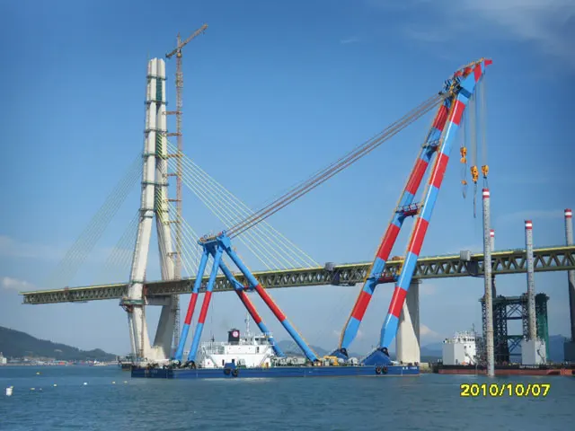 
1200TON PONTOON CRANE BARGE FOR SALE(SDM FC 164) 