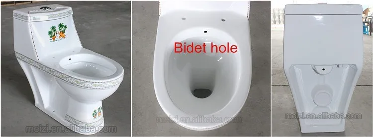 3L flush modern sanitary custom cheap toilets with built-in bidet