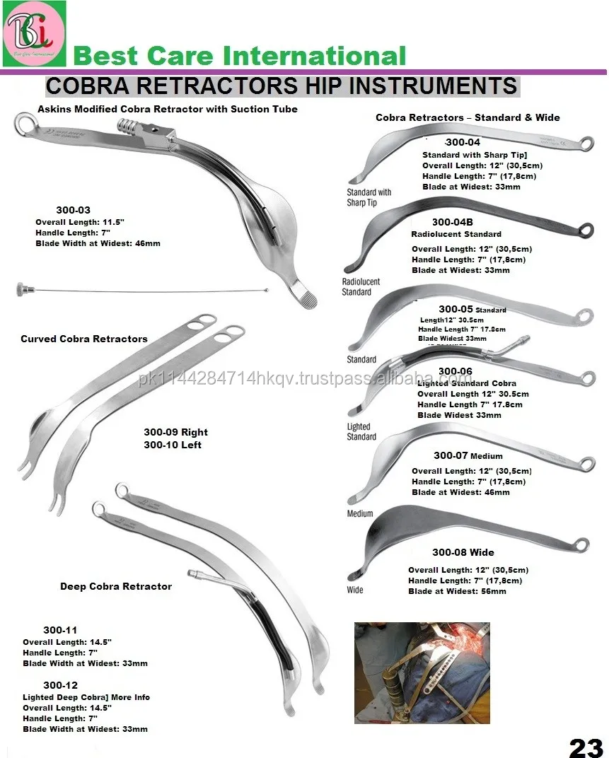Hip Retractors Cobra Hip Hip Retractors Deep Cobra Retractors Buy