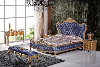 France Neo Classice House Wooden Furniture Bedroom White Gold Bed Buy French Provincial Bedroom Furniture Bed Modern Furniture Beds Country Style