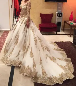 Cinderella Wedding Dress Buy White And Gold Wedding Dresses