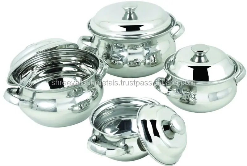 
Stainless Steel Food Graded Casseroles 