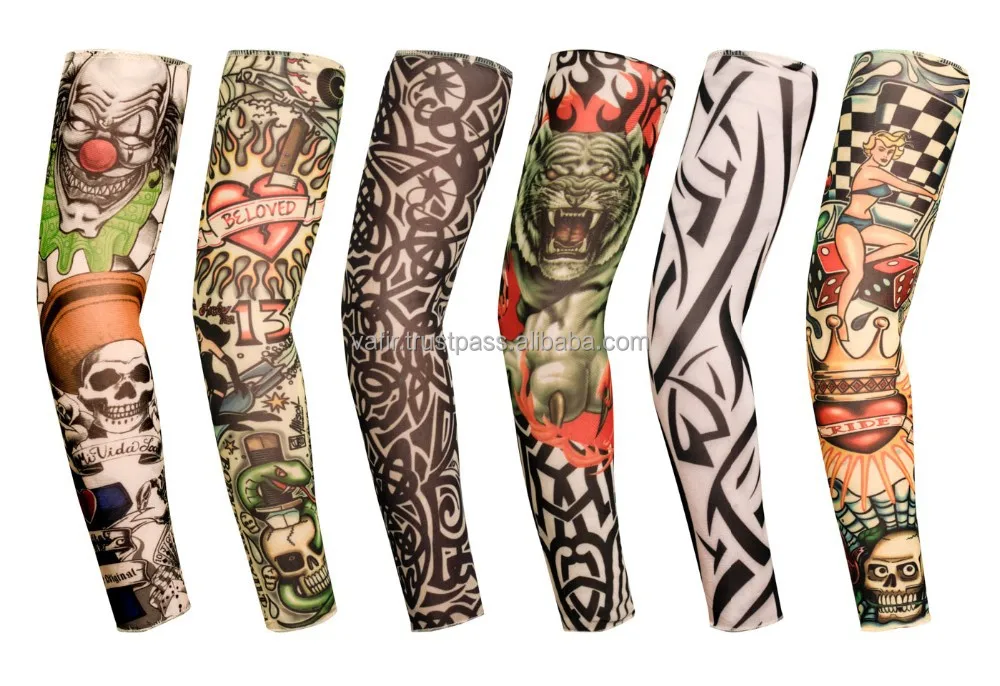 custom sublimation tattoo sports safety arm sleeves sports arm custom sublimation tattoo sports safety arm sleeves sports arm