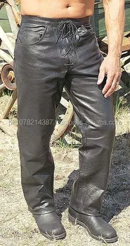 mens leather pants outfit