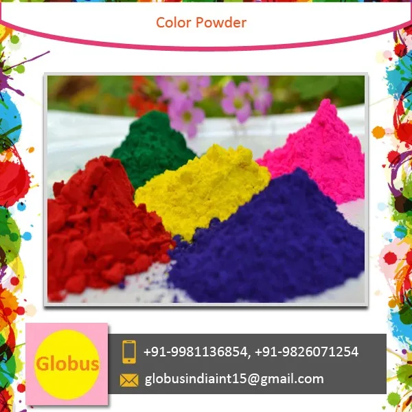 Superior Quality Non Hazardous Gulal Colour Powder Holi Colour Powder