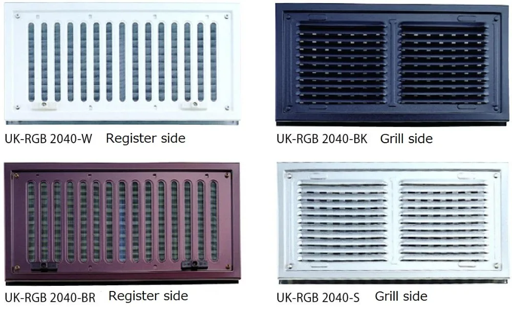 Stainless Steel Exterior Door Vent Register And Grille Made In