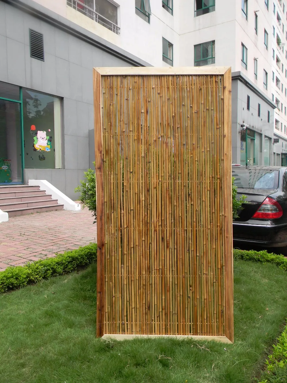 Vertical Hardwood/bamboo Screen 0305 Buy Vertical Hardwood/bamboo Screen,Wood Frame Bamboo