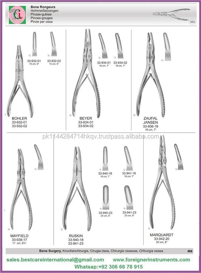 Semb Double Action Knochen Rongeurs Buy Lempert Rongeur Gebogene