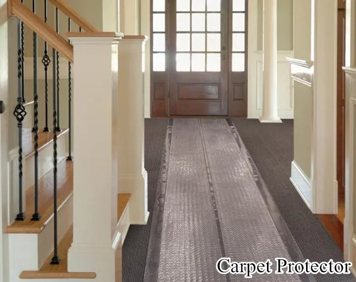 Carpet Protector Clear Plastic Runner Mat Roll Vinyl Hallway Loby 150cm x 68cm 