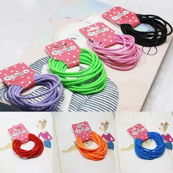 Basic Elastic Hair Ties Hair Bands Hair Accessories Buy Bulk Hair