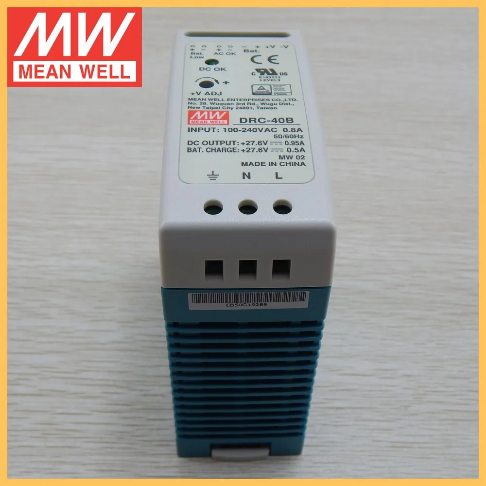 Original Meanwell 40w To 160w Security 40w 24vdc Power Supply With