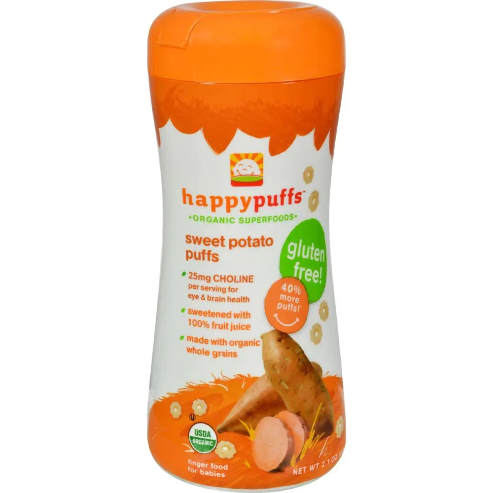 
Happy Baby Happy Puffs Sweet Potato   2.1 oz   Case of 6 