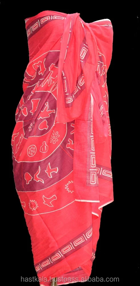 
Azo Free & Color Fast 100% Cotton Printed Sarong Pareo for Promotion / Retail / Wholesale 