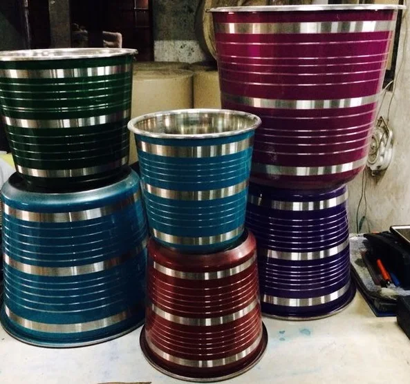 Stainless Steel Color Buckets Buy Stainless Steel Bucket 20l,Color