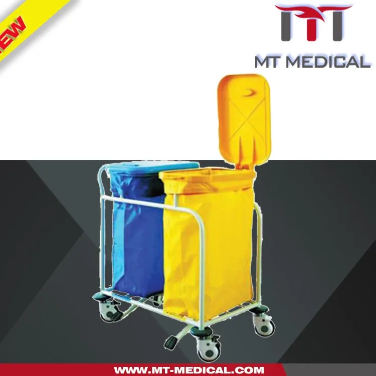 Hospital Cleaning linen Trolley dressing Mobile cleaning Cart Dirt linen cart