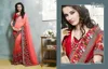 Daily wear printed gerogette sarees with light border work for pakistan dubai market - Wholesale sarees online India - Surat sar