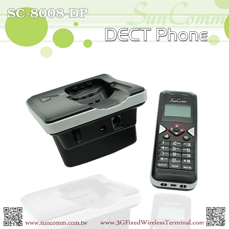 SC-8008-DP High power DECT Cordless Phone Support standard DECT 6.0 for USA and South American countries