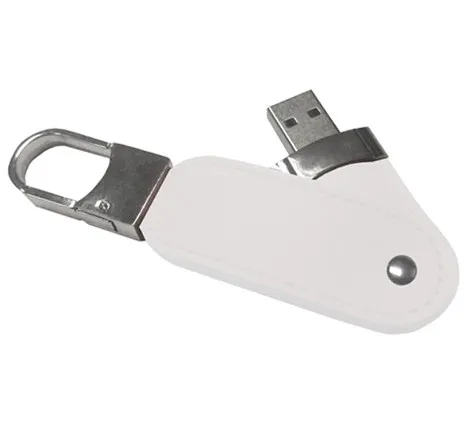 Company Gifts Key Ring Leather Usb Flash Drive 4Gb Secure Flash Memory - ANKUX.COM