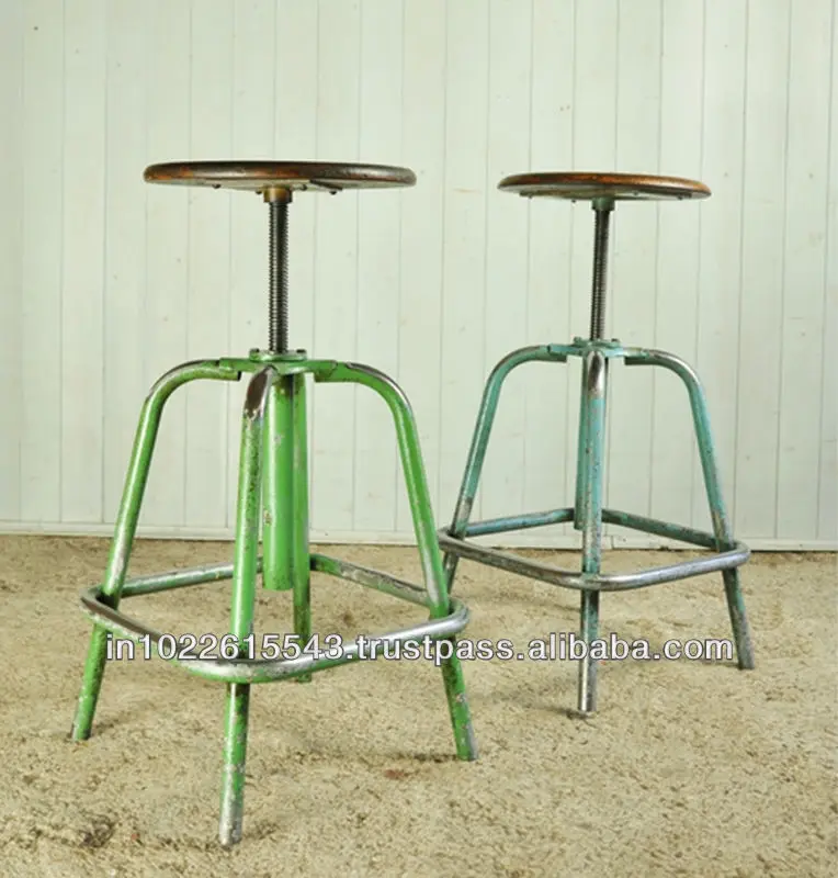 Vintage Industrial Bar Stools Buy Vintage Industrial Bar Stools Retro Bar Stool Antique Metal Industrial Bar Stools Product On Alibaba Com