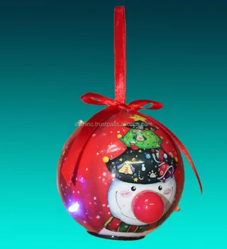 Led Christmas Decoration Ball Tree Ornaments - Buy 