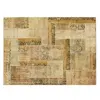Antique Wool Patchwork rug, Patchwork for sale, Hand Knotted wool Area Patchwork Rug
