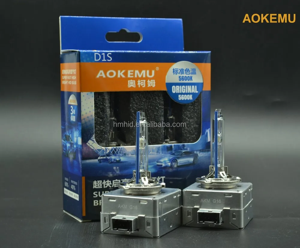 Top Quality Aokemu +50 Brighter D1s 5600k 3900lm Hid Xenon Light Bulb