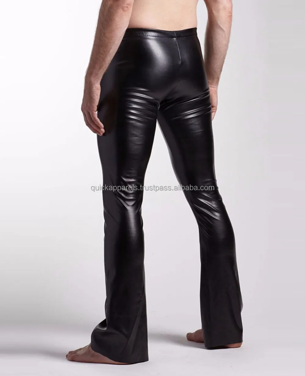leather pants outfit mens
