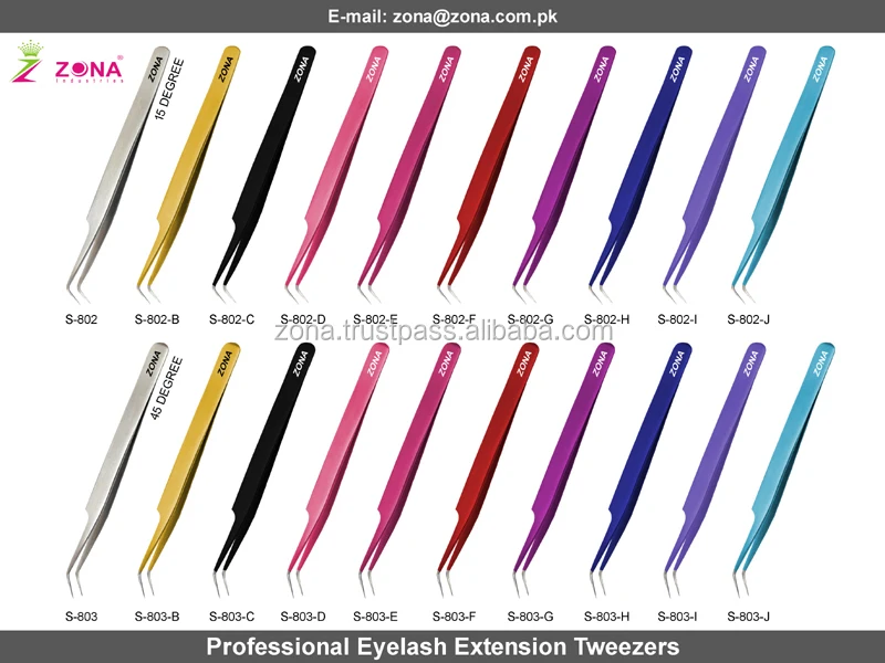 eyelash extension tweezers, volume lash tweezers, scissors
