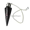 Long Cone Wood Pendulums with Chakra Cabs : Online Top Seller Wood Pendulums