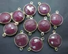 Wholesale Connector Ruby Bezel Pendant Manufacture & Supply