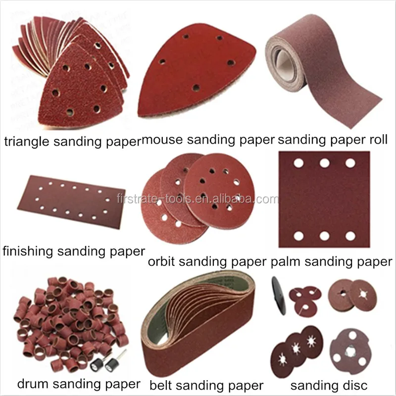 Adhesive Sandpaper Triangle Sander Paper Sanding Disc Abrasive