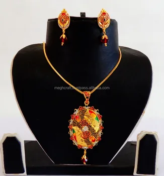 pendant gold plated gram wholesale larger indian jewelry