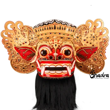 Bali Demon Mask Barong Rangda Sacred Wood Mask Carving From Bali ...