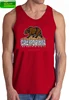 Red Mens Boys Tank Top Plain Sando Workout Slim Fit Cotton Sleeveless Logo Print High Quality Cheap T-Shirt OEM ODM Customized