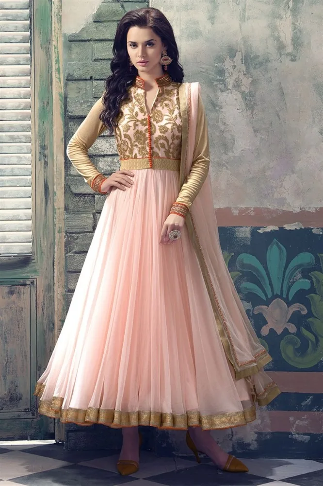 simple cotton anarkali