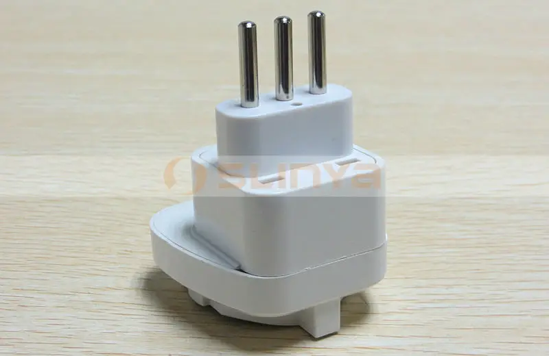 10A 250V Copper material EU to Uruguay Plug adapter, View Uruguay Plug
