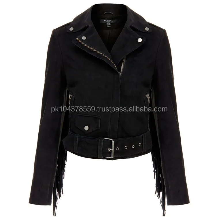 Pakistan Wholesale Fashion Suede Leather Pakistan Jacket For Women
