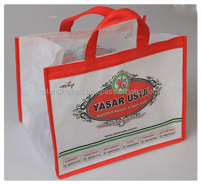 Linen Bag Food Carrying Paper Carry Bags Woodland Hot Insulated Thermal