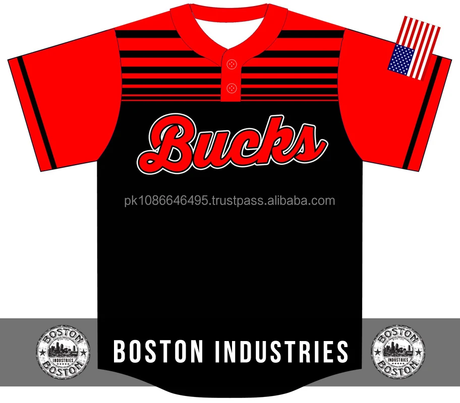 two button baseball jersey