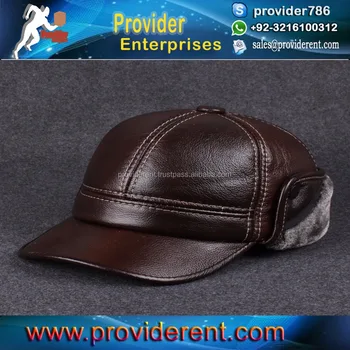 fitted leather baseball caps
